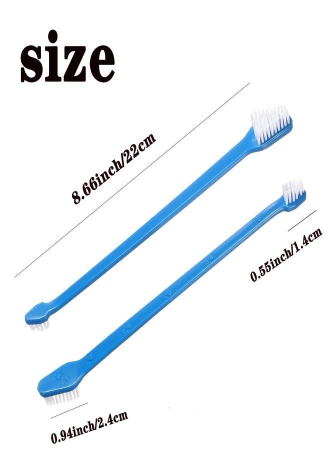 YMCCOOL Dog Toothbrush Set of 8 – Dual Headed Dental Hygiene Brushes for Small to Large Dogs, Easy Teeth Cleaning & Dental Care,Dog Tooth Brushes for Small to Large Dogs, Cats, and Most Pets - Image 2
